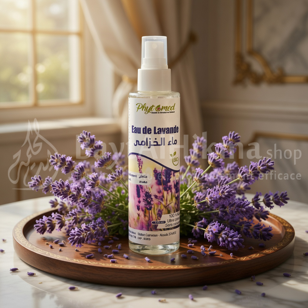 Phytomed - Eau de Lavande Bio (170ml) - 100% Pure et Naturelle - فيتوميد - ماء الخزامى العضوي (170 مل) - طبيعي ونقي100%