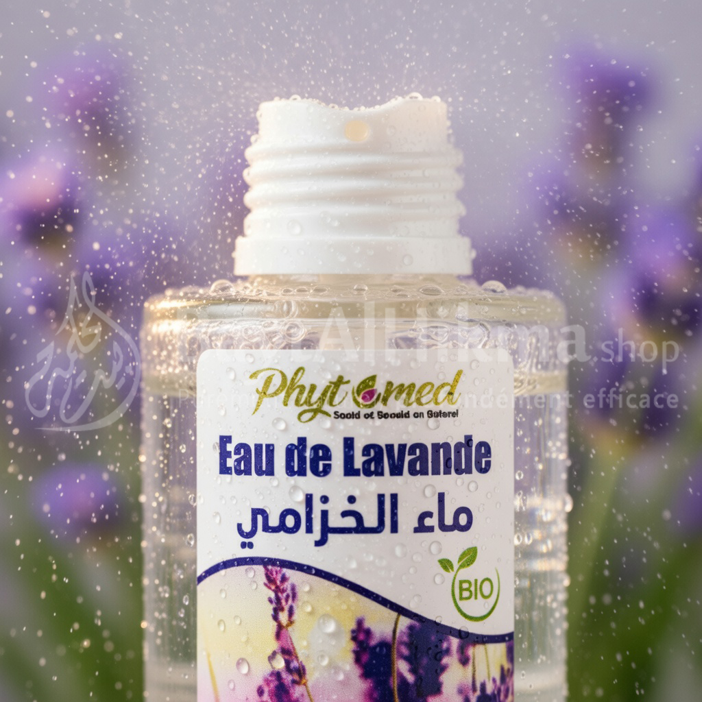 Phytomed - Eau de Lavande Bio (170ml) - 100% Pure et Naturelle - فيتوميد - ماء الخزامى العضوي (170 مل) - طبيعي ونقي100%