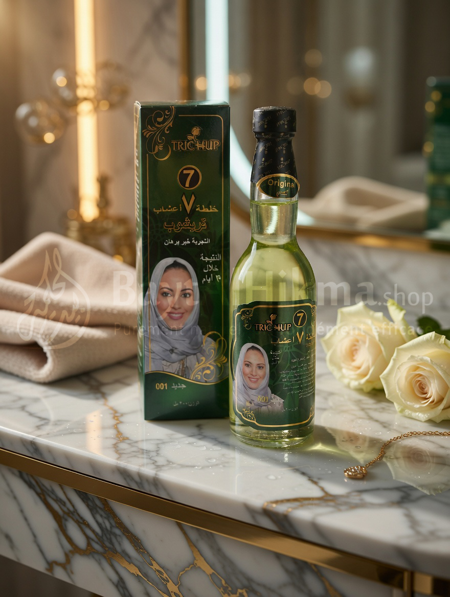 Huile Capillaire Trichup aux 7 Herbes - 200 ml (Original) - زيت تريشوب للشعر بخلطة 7 أعشاب - 200 مل (الأصلي)