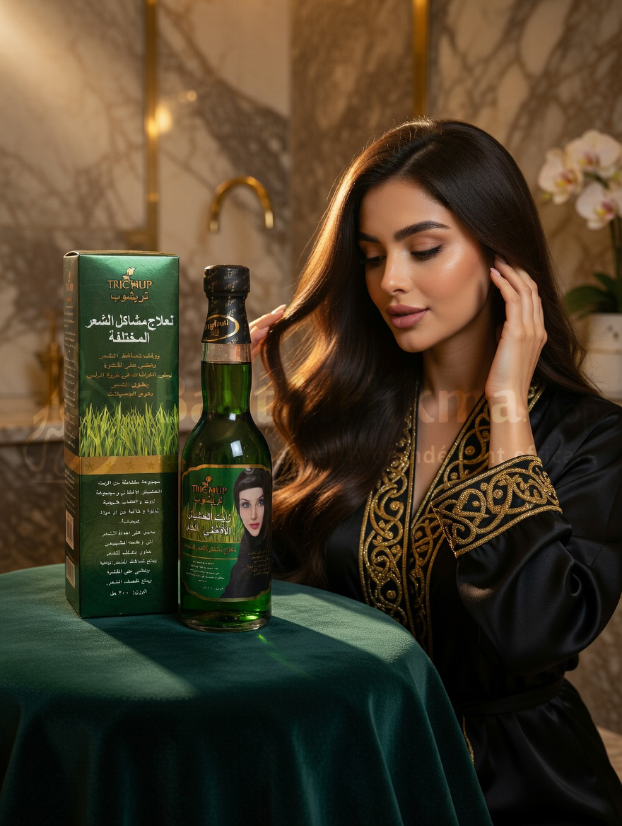 Huile Capillaire TRICHUP - Huile de Haschisch Afghan Brut (200 ml) | Traitement Anti-Chute et Pousse - زيت تريشوب (TRICHUP) - زيت الحشيش الأفغاني الخام (200 مل) | لعلاج جميع مشاكل الشعر