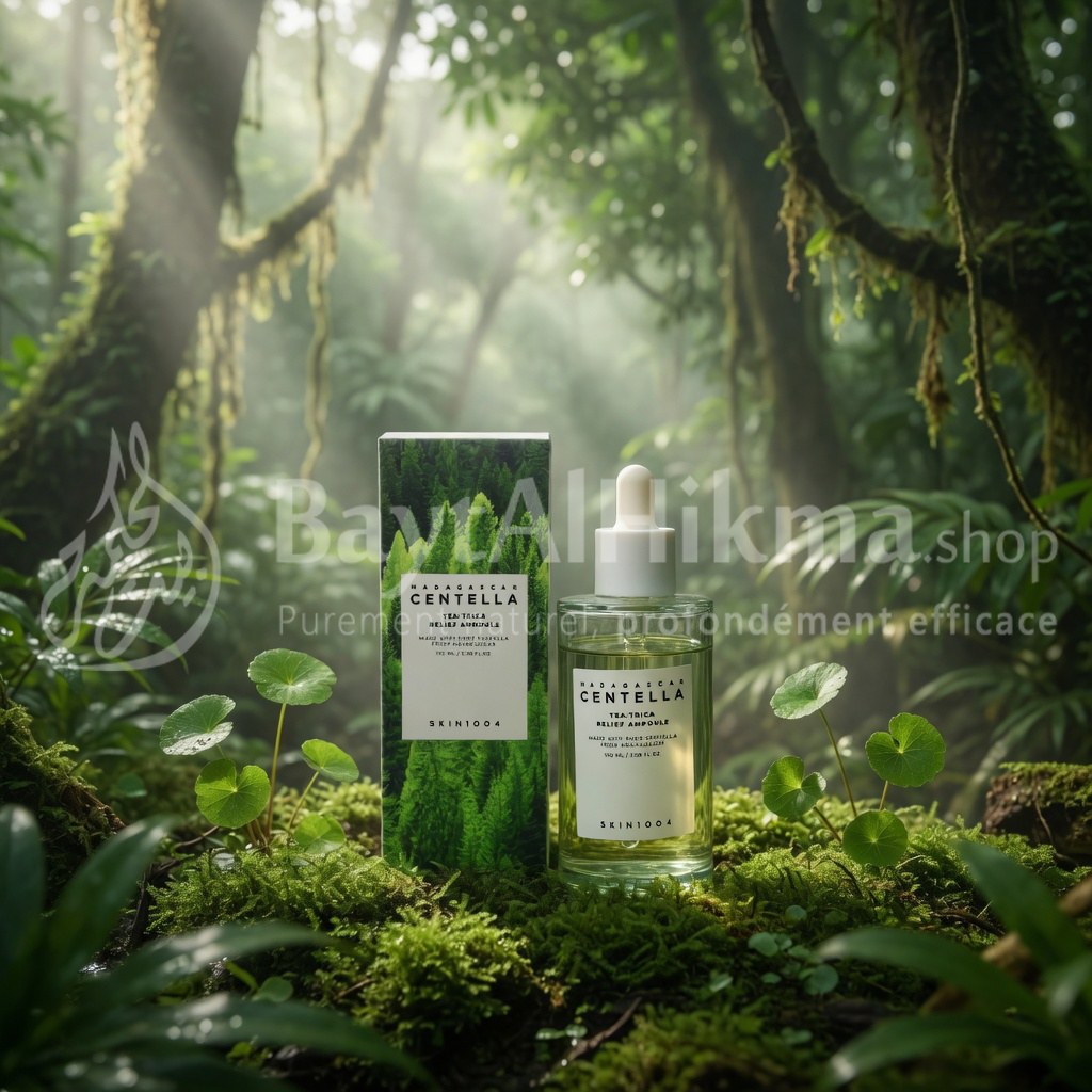 SKIN1004 - Madagascar Centella Tea-Trica Relief Ampoule (100ml) – Le Soin SOS Anti-Imperfections - سكين 1004 - أمبولة مدغشقر سينتيلا تي-تريكا المهدئة (100 مل) – العلاج الفوري للبشرة المعرضة للشوائب