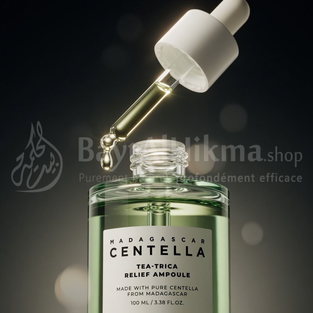 SKIN1004 - Madagascar Centella Tea-Trica Relief Ampoule (100ml) – Le Soin SOS Anti-Imperfections - سكين 1004 - أمبولة مدغشقر سينتيلا تي-تريكا المهدئة (100 مل) – العلاج الفوري للبشرة المعرضة للشوائب