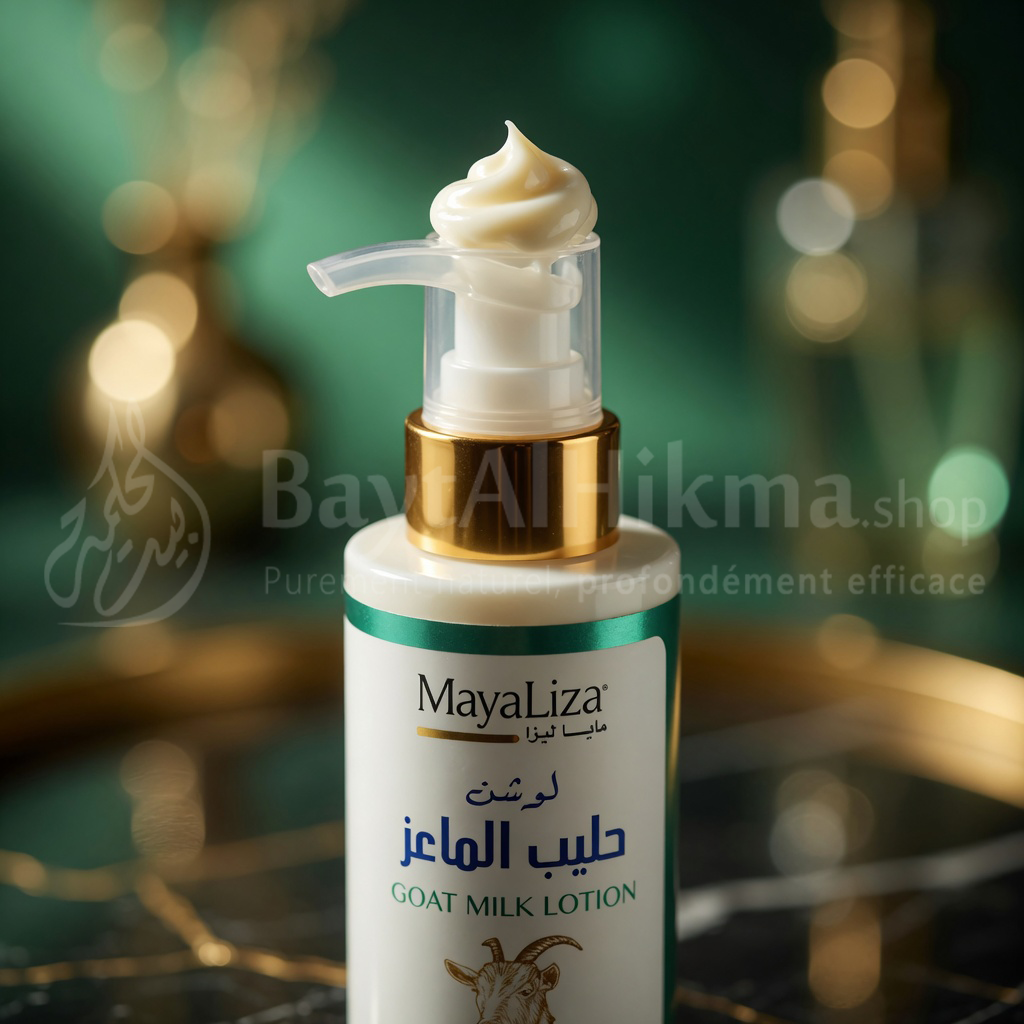 MayaLiza - Lotion Éclaircissante et Hydratante au Lait de Chèvre (200ml) - مايا ليزا - لوشن حليب الماعز المبيض والمرطب
