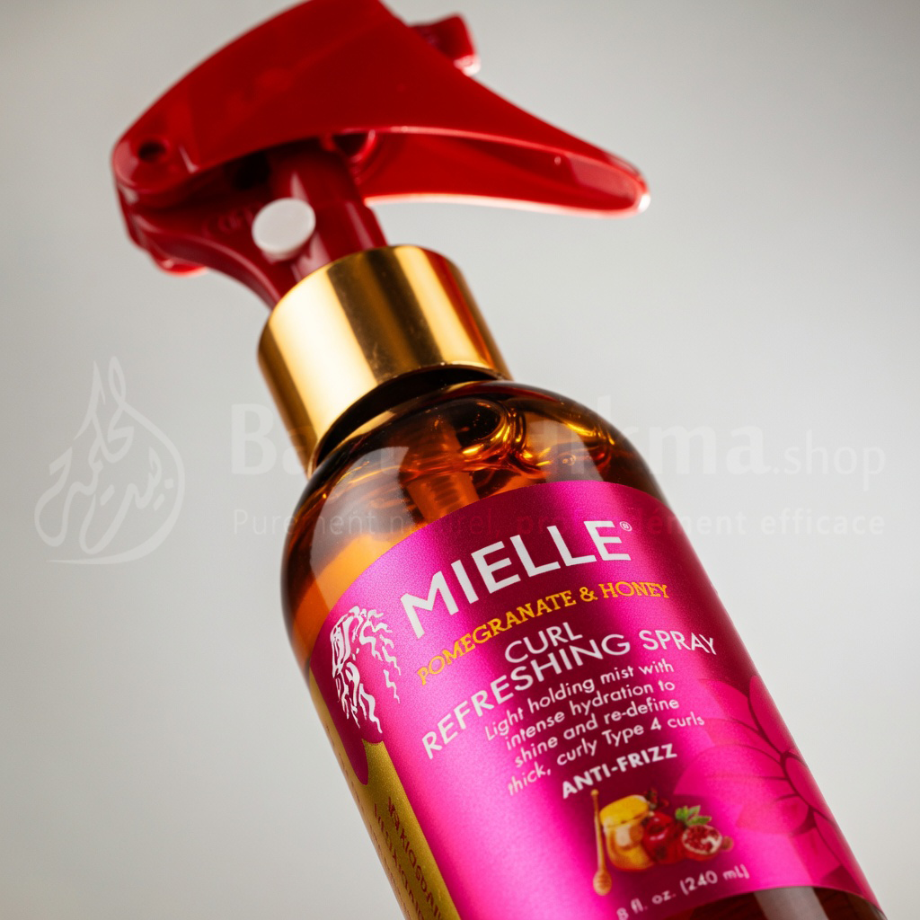 Spray Rafraîchissant pour Boucles Mielle - Grenade & Miel (Pomegranate & Honey) - بخاخ منعش لتجديد تجعيدات الشعر مييل - بالرمان والعسل
