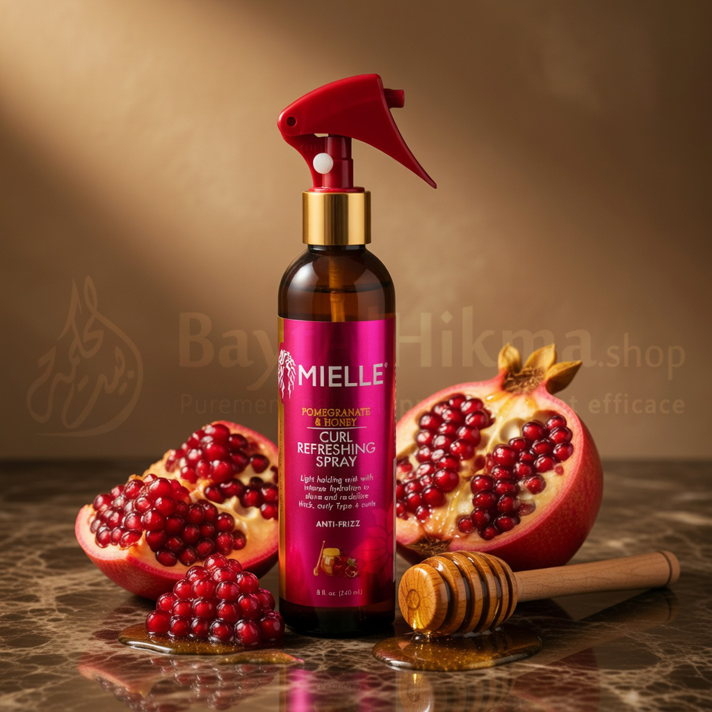 Spray Rafraîchissant pour Boucles Mielle - Grenade & Miel (Pomegranate & Honey) - بخاخ منعش لتجديد تجعيدات الشعر مييل - بالرمان والعسل