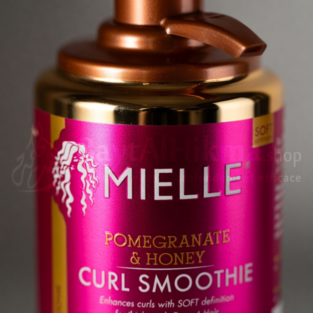 Mielle Organics - Curl Smoothie Grenade & Miel (Crème Hydratante pour Boucles) - 355 ml - مييل أورجانيكس - كريم "كيرل سموثي" لترطيب وتحديد الشعر بالرمان والعسل - 355 مل