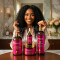 Pack Complet Mielle Organics - Gamme Pomegranate & Honey (Grenade & Miel) – Pour Cheveux Type 4 - مجموعة مييل أورجانيكس المتكاملة بالرمان والعسل – مخصصة للشعر الكيرلي والخشن (النوع 4)