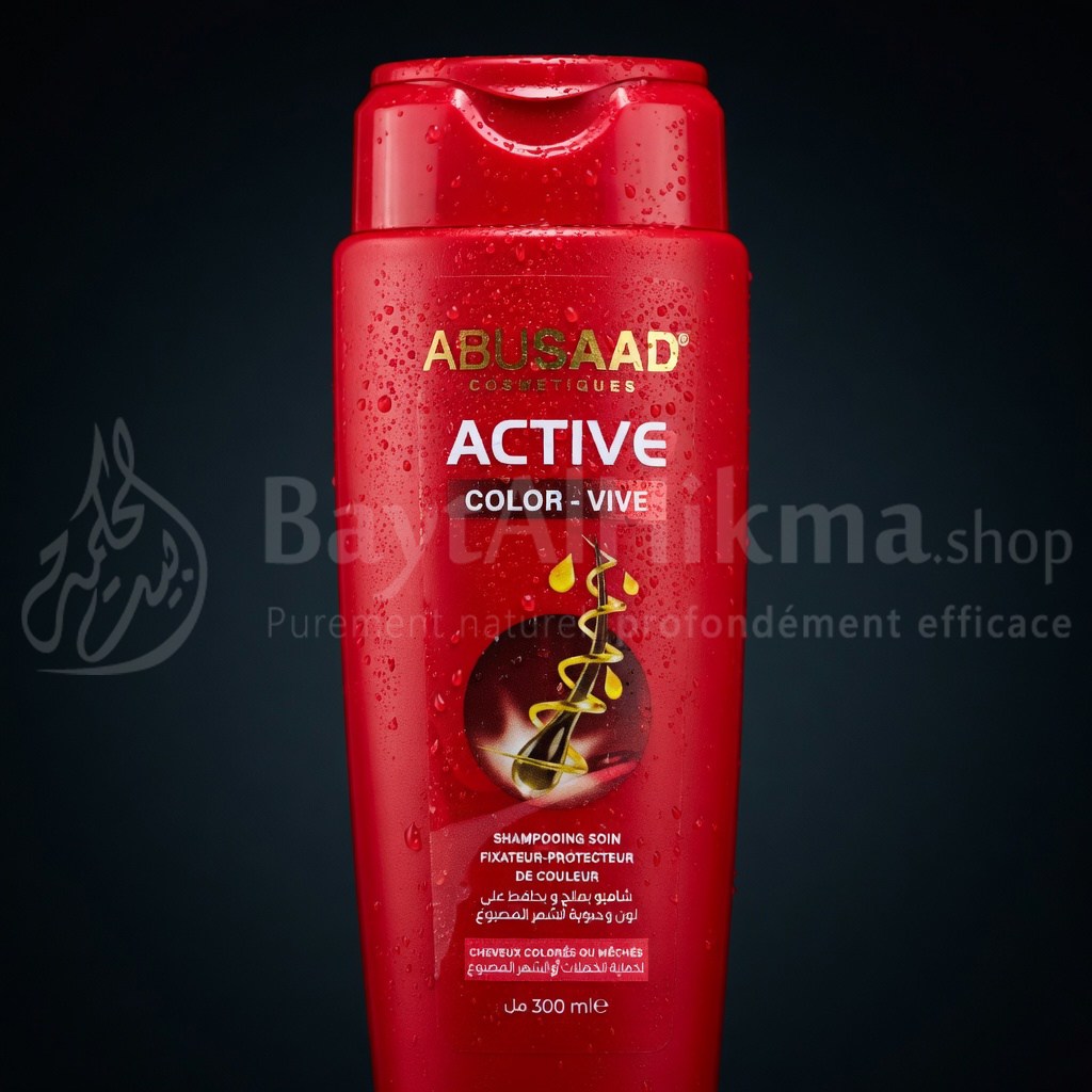 Pack ABUSAAD Active Color-Vive - Shampooing & Masque pour Cheveux Colorés et Méchés