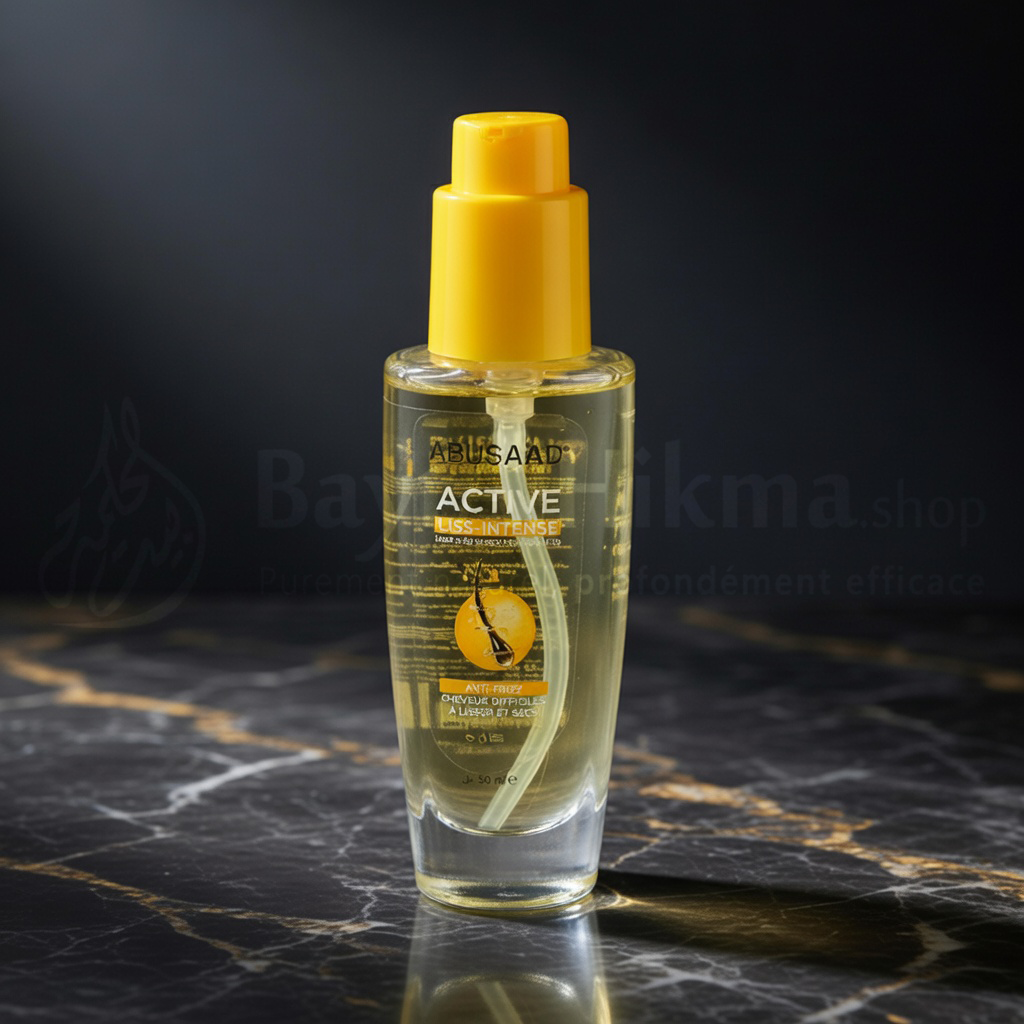 Sérum Cheveux Active Liss-Intense Anti-Frizz - ABUSAAD (50 ml) - سيروم الشعر أكتيف ليس إنتانس مضاد للتجعد - أبو سعد