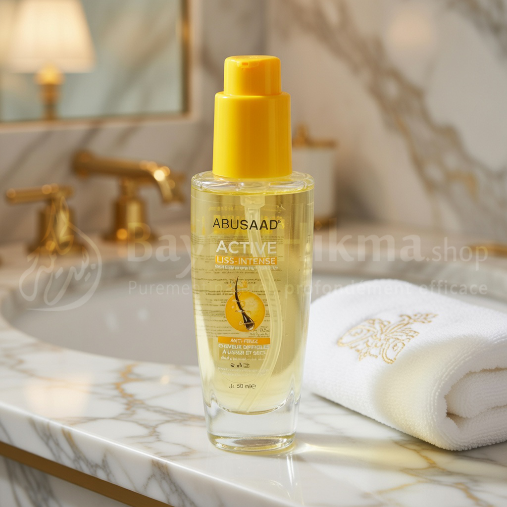 Sérum Cheveux Active Liss-Intense Anti-Frizz - ABUSAAD (50 ml) - سيروم الشعر أكتيف ليس إنتانس مضاد للتجعد - أبو سعد
