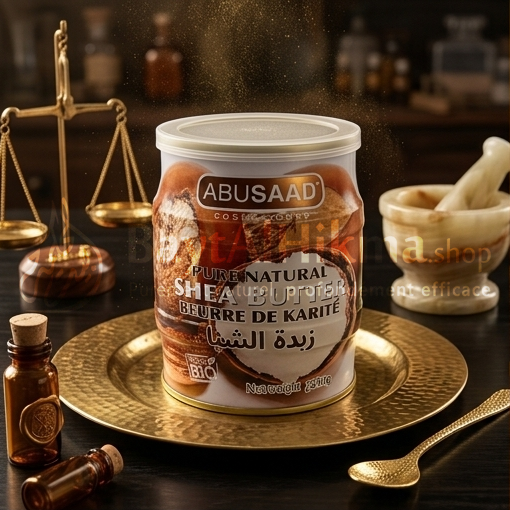 Beurre de Karité Pur Naturel – ABUSAAD Cosmétique-زبدة الشيا الطبيعية النقية