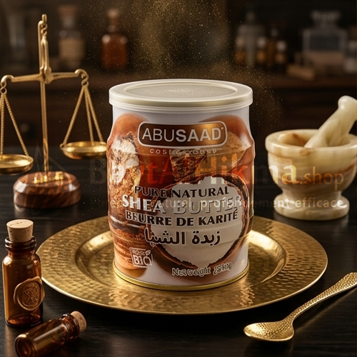 Beurre de Karité Pur Naturel – ABUSAAD Cosmétique-زبدة الشيا الطبيعية النقية
