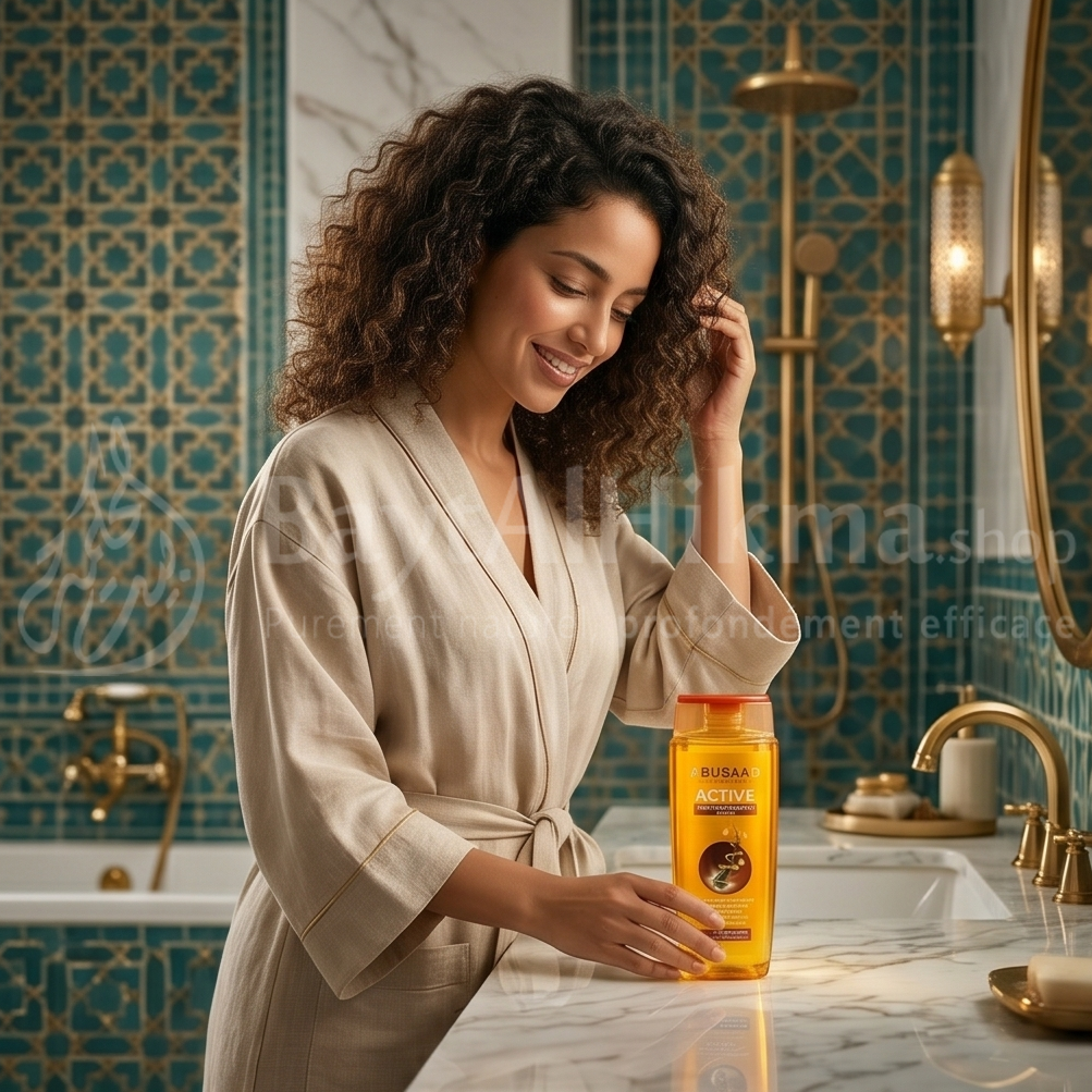 ABUSAAD ACTIVE - Shampooing Nutrition Intense à l'Huile de Jojoba - 300ml - شامبو أبوسعد أكتيف - تغذية مكثفة بزيت الجوجوبا