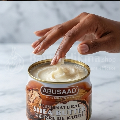 Beurre de Karité Pur Naturel – ABUSAAD Cosmétique-زبدة الشيا الطبيعية النقية
