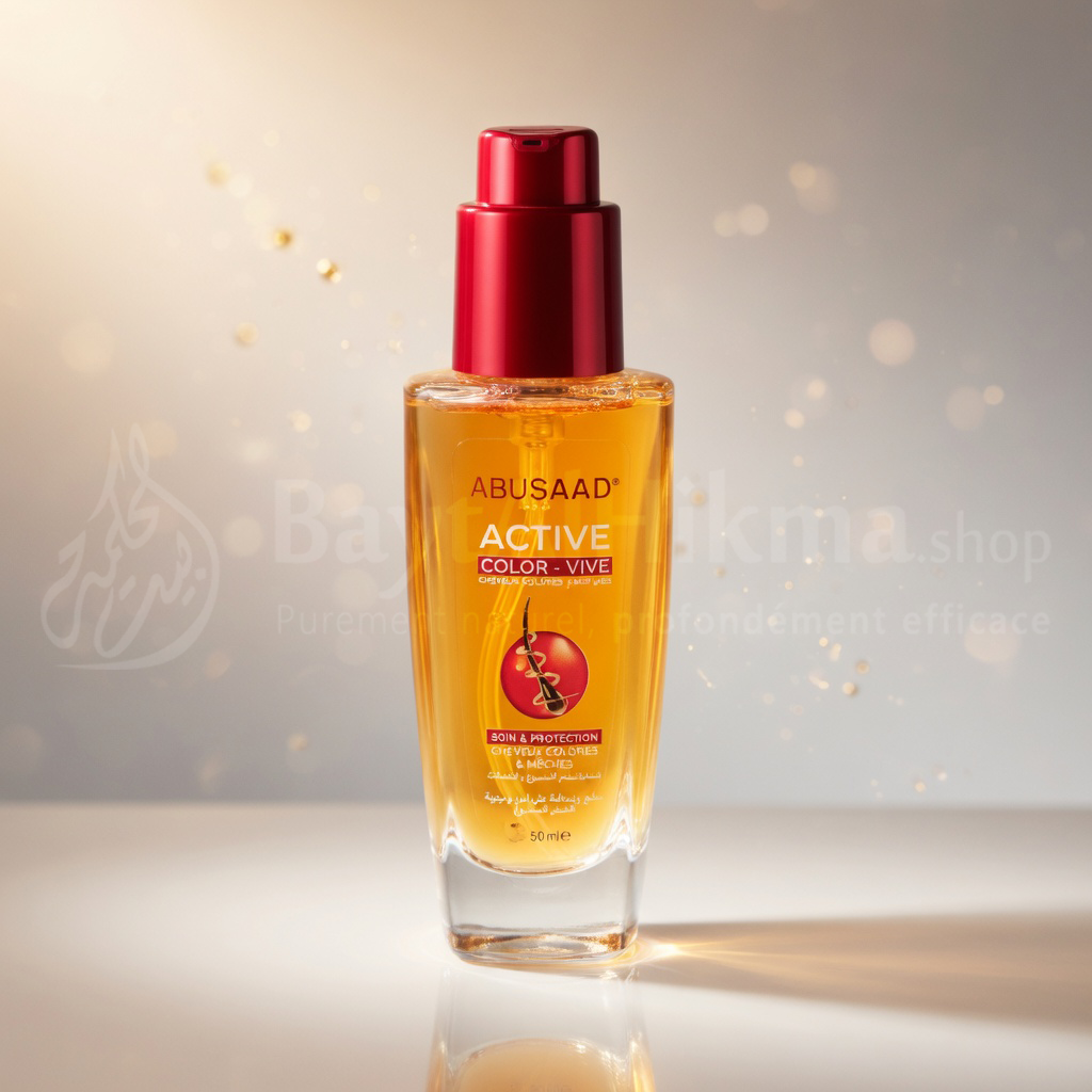 Sérum Cheveux Active Color-Vive - ABUSAAD (50ml) - سيروم الشعر أكتيف كولور فيف للشعر المصبوغ - أبو سعد (50 مل)