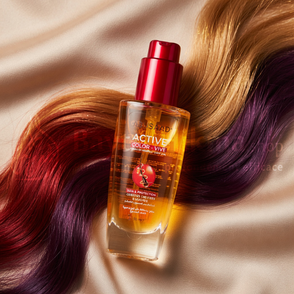 Sérum Cheveux Active Color-Vive - ABUSAAD (50ml) - سيروم الشعر أكتيف كولور فيف للشعر المصبوغ - أبو سعد (50 مل)