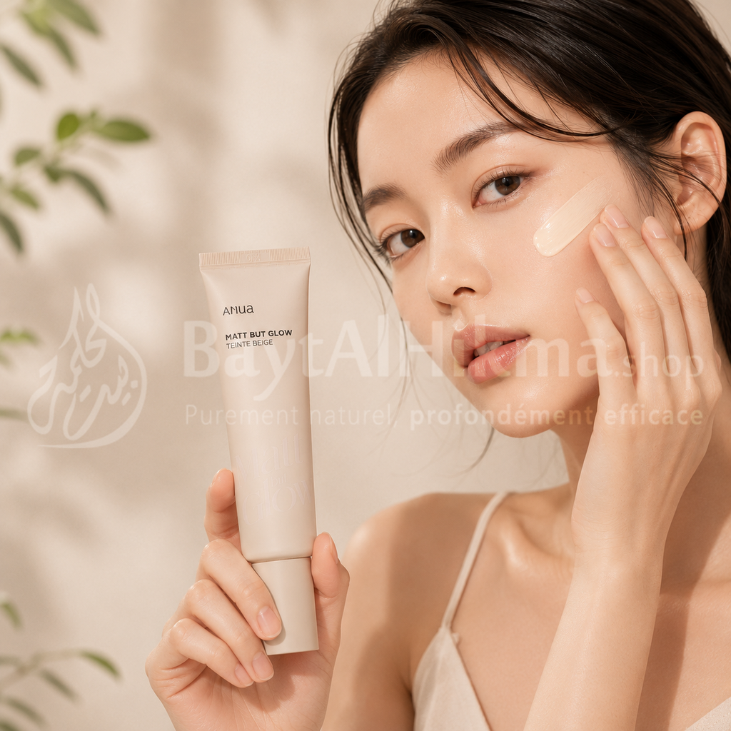 Anua - Matt But Glow Cover Beige (Crème Teintée SPF 50+ / PA++++) - 50 ml - أنوا - كريم مات بات جلو كافر بيج (كريم ملون بعامل حماية SPF 50+ / PA++++) - 50 مل