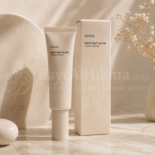 Anua - Matt But Glow Cover Beige (Crème Teintée SPF 50+ / PA++++) - 50 ml - أنوا - كريم مات بات جلو كافر بيج (كريم ملون بعامل حماية SPF 50+ / PA++++) - 50 مل