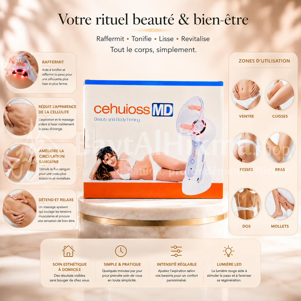 Appareil de Massage Anti-Cellulite et Raffermissant - Cehuioss MD - جهاز التدليك ومكافحة السيلوليت وشد الجسم