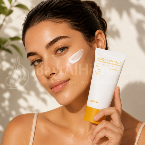 Celimax - Écran Solaire Éclaircissant Pores et Taches Brunes SPF 50+ PA++++ (Pore + Dark Spot Brightening Care Sunscreen)- سيليماكس - واقي شمس لتفتيح البشرة وتقليل المسام والبقع الداكنة SPF 50+ PA++++