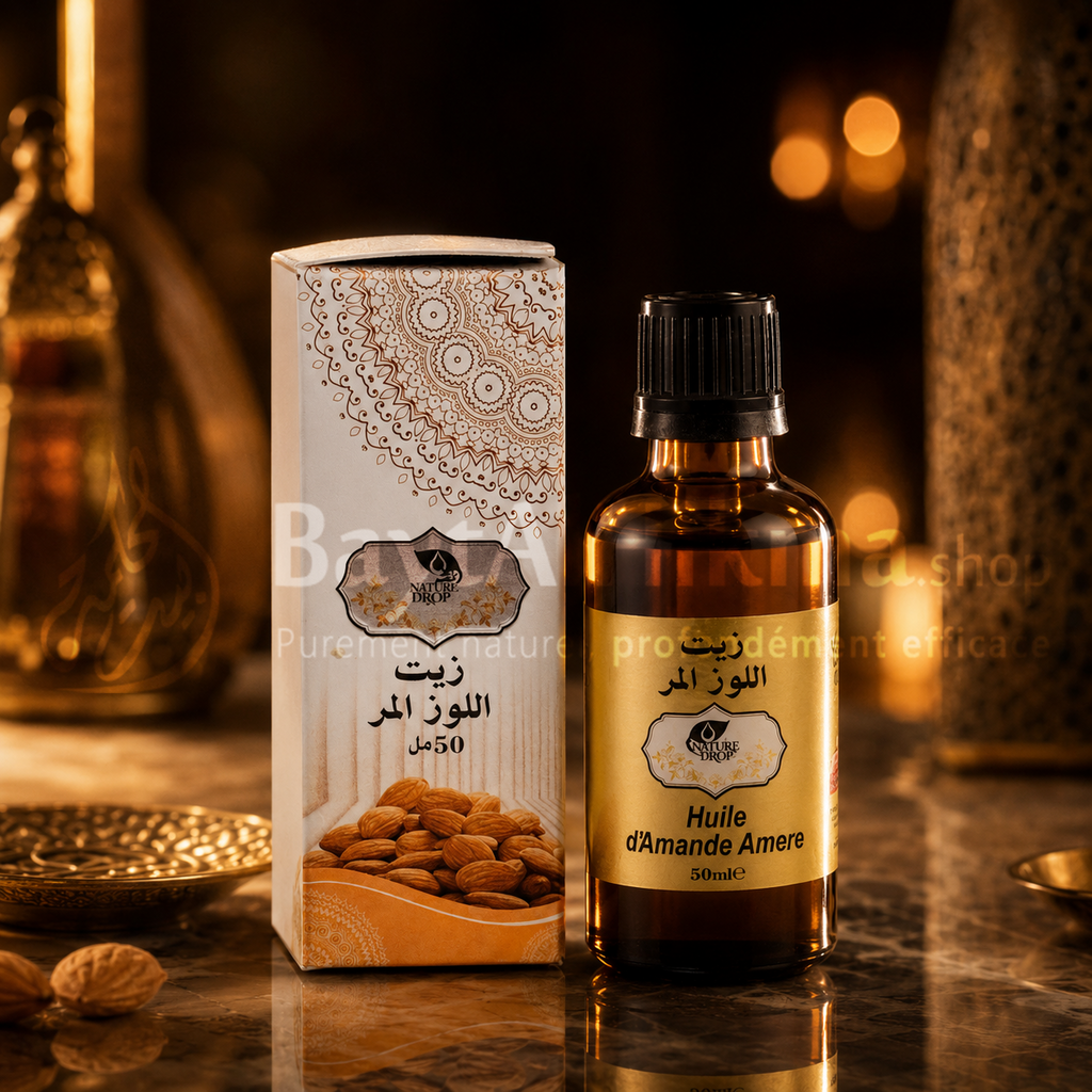 Huile d’Amande Amère Pure -50ml/زيت اللوز المر
