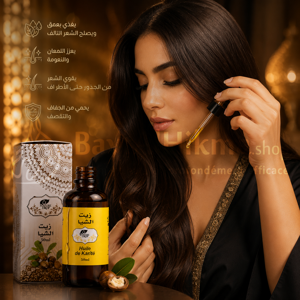 Huile de Karité Naturelle - 50ml | زيت الشيا الطبيعي