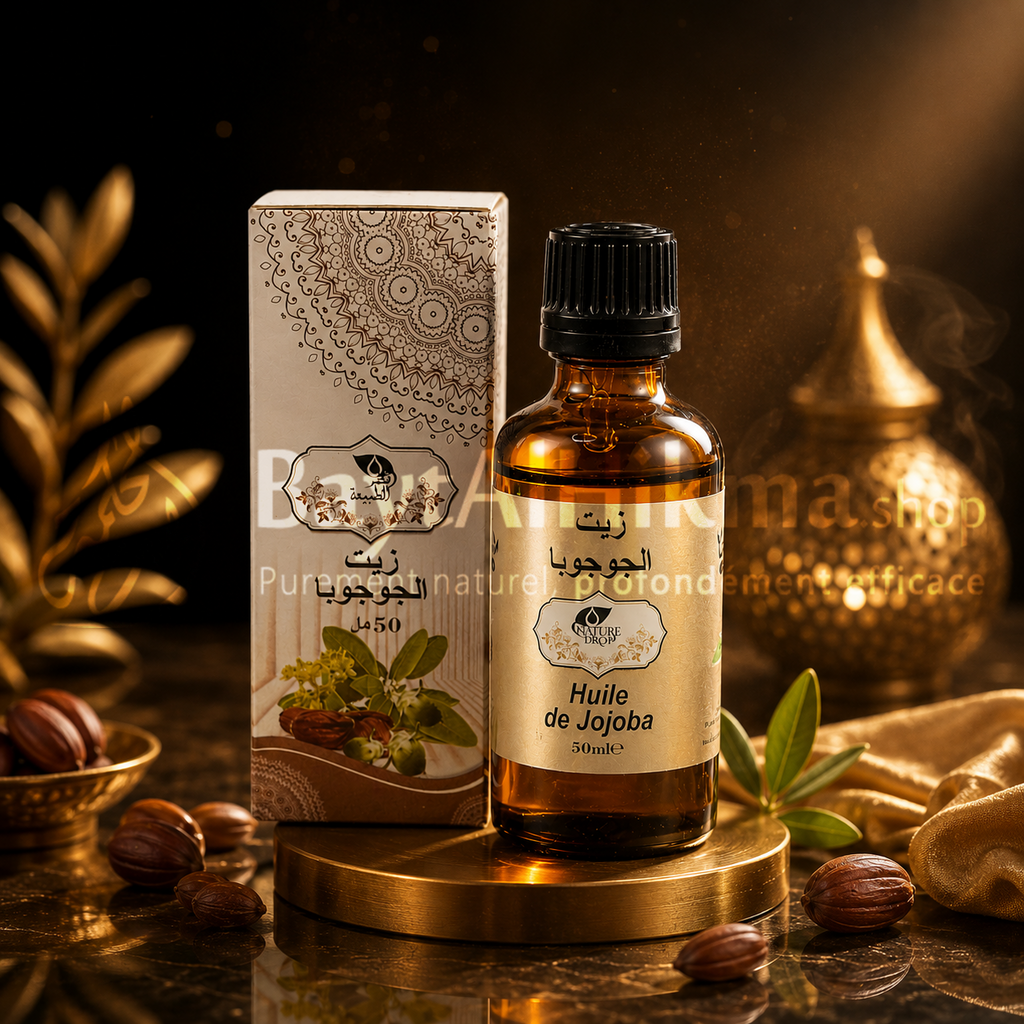 Huile de Jojoba Naturelle 50ml - زيت الجوجوبا الطبيعي