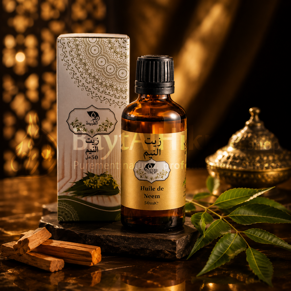 Huile de Neem Pure 50ml - Nature Drop |زيت النيم الطبيعي 50 مل - ناتشور دروب