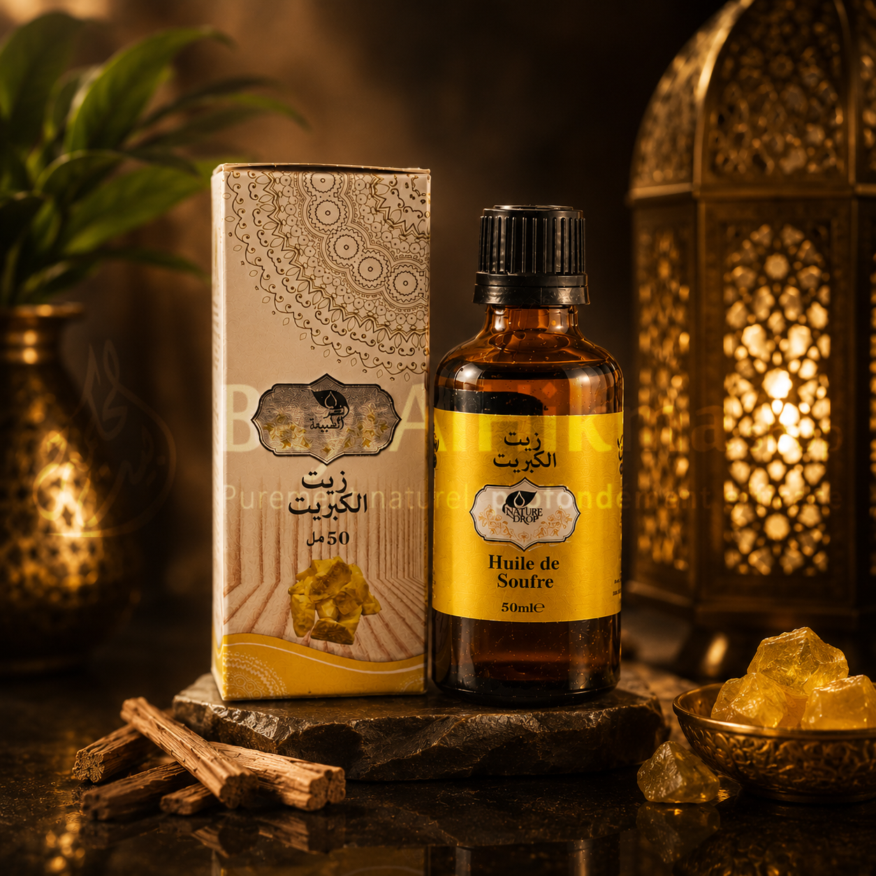 Huile de Soufre Naturelle – 50 ml - زيت الكبريت الطبيعي – 50 مل