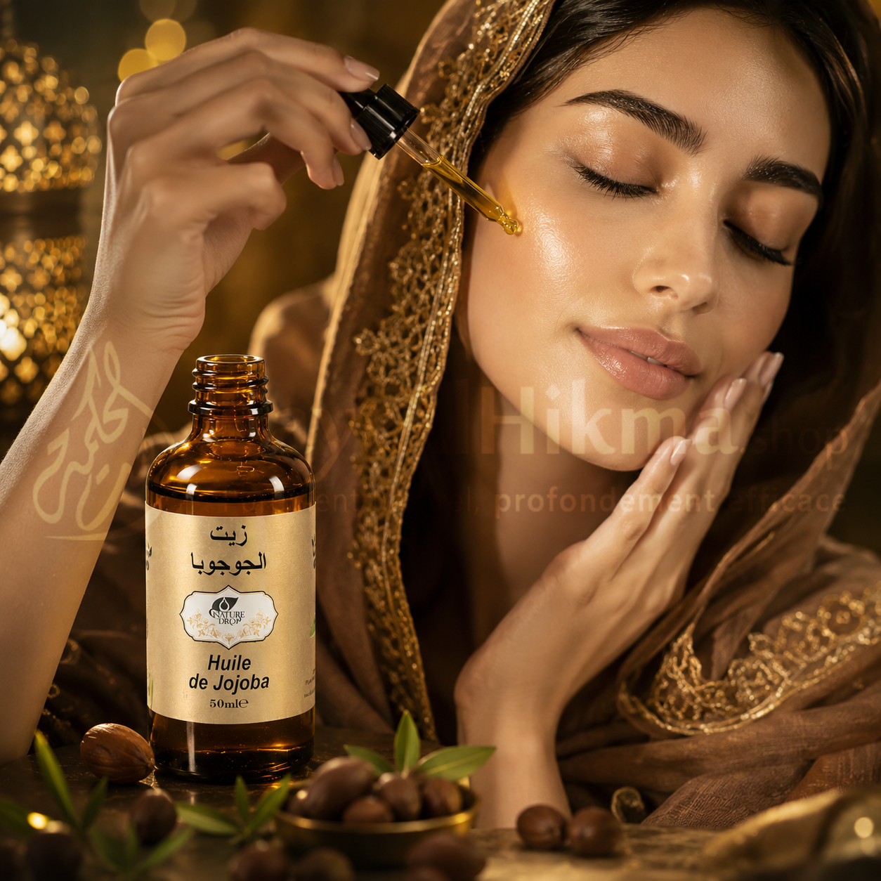 Huile de Jojoba Naturelle 50ml - زيت الجوجوبا الطبيعي