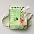 Masque d'Argile Verte Purifiant à l'Avocat — ABUSAAD — 100g - قناع الطين الأخضر المنقي للوجه بالأفوكادو من أبوسعد — 100 غرام