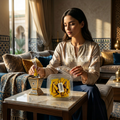 Cônes d'Encens Pyramidal (Bakhour) - Parfum Citron (80g) - قطع بخور هرمية برائحة الليمون - 80 غرام